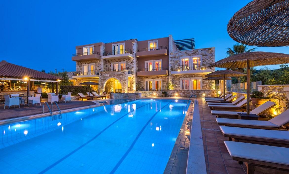 Mistral Hotel - Singles Only Maleme  Exterior photo